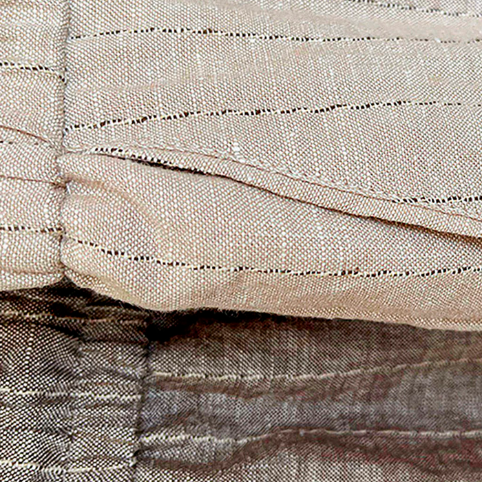 Calça de Linho Masculina Listrada Forllini