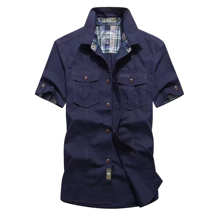 Camisa Manga Curta Forllini Khaki