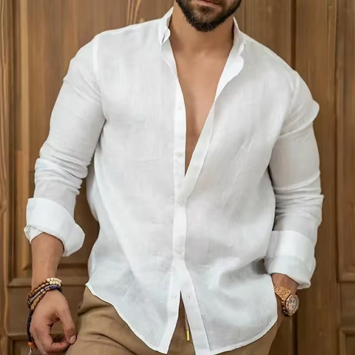 Camisa de Linho Premium Forllini Coast