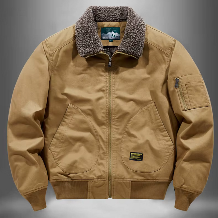 Jaqueta Masculina de Lã Forllini Aviator