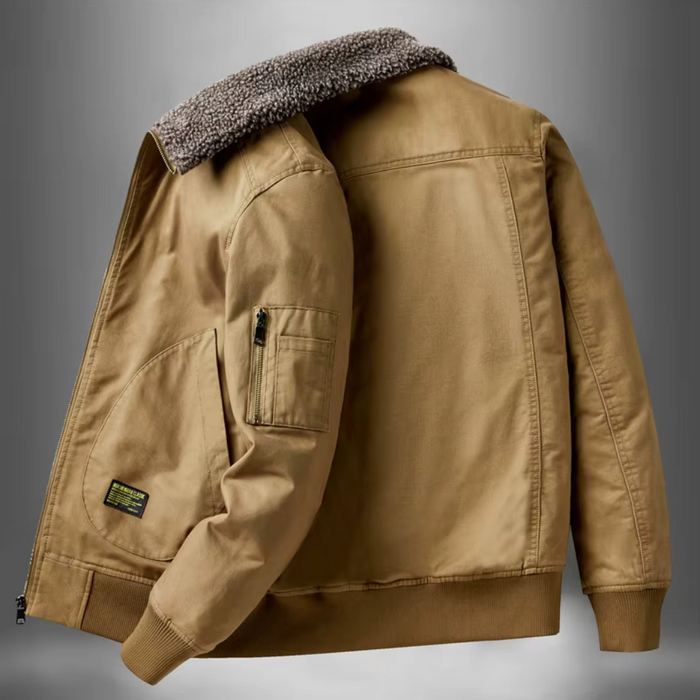 Jaqueta Masculina de Lã Forllini Aviator