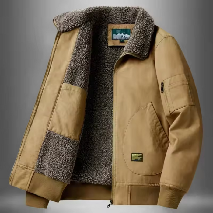 Jaqueta Masculina de Lã Forllini Aviator