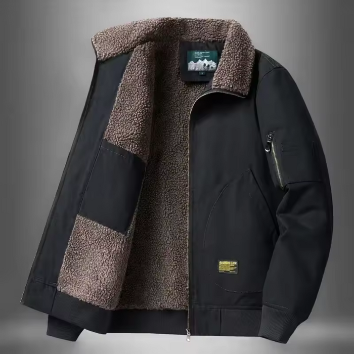 Jaqueta Masculina de Lã Forllini Aviator