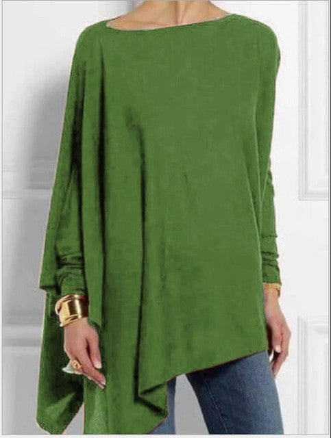 Blusa Jade Manga Longa Atemporal